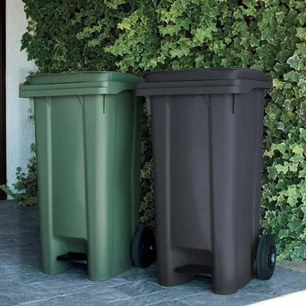 Pojemnik na odpady 120L z mechanizmem pedałowym STEFANPLAST