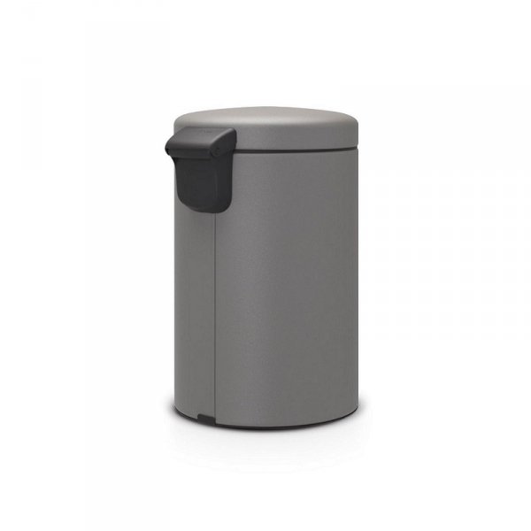 Kosz pedałowy NEWICON 12L Mineral Concrete Grey