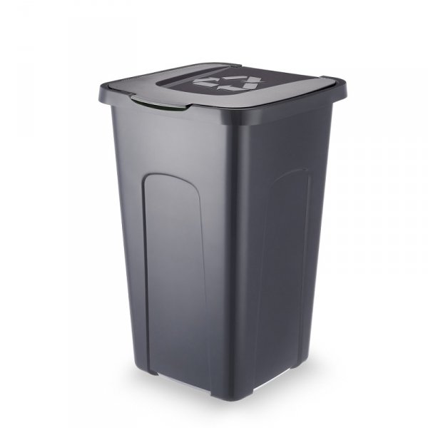 Kosz do segregacji SORTA 50L czarny