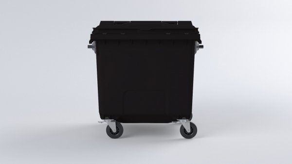 Pojemnik na odpady1100L z pokrywą grafit