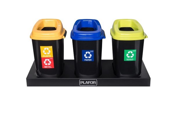 Kosz do segregacji SORT BIN 28L plastik/metal