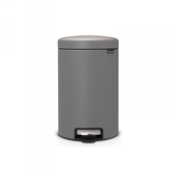 Kosz pedałowy NEWICON 12L Mineral Concrete Grey