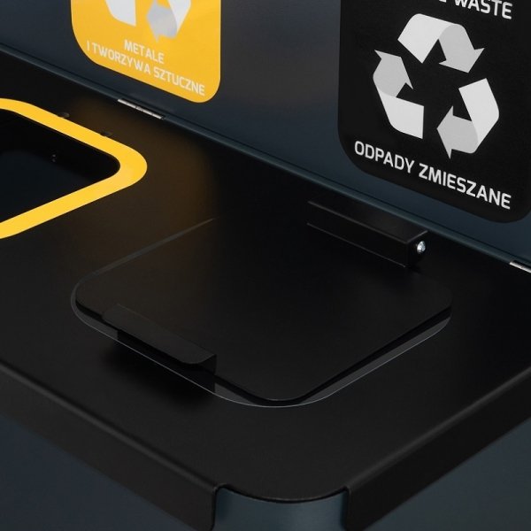 Stacja naścięnna do segregacji EKO WALL STATION trzykomorowa ( 3x35l )