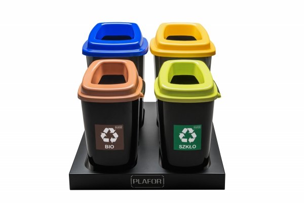 Kosz do segregacji SORT BIN 28L plastik/metal