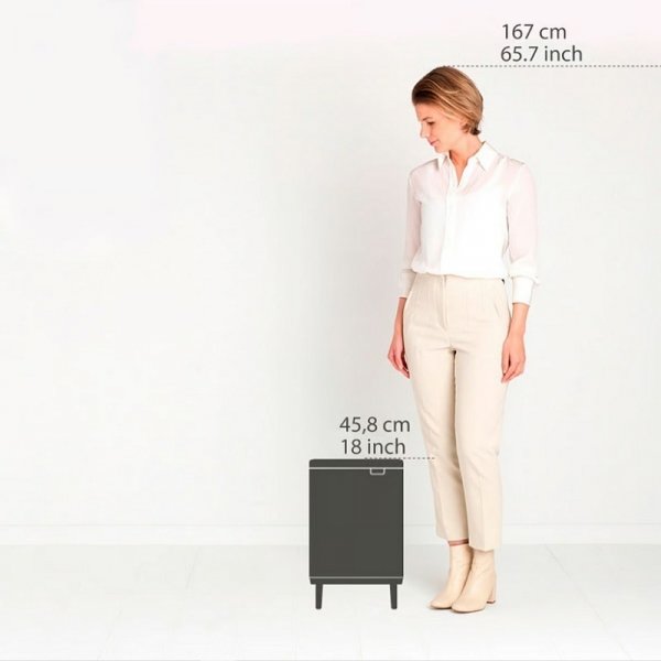 Kosz BO HI 12L Matt Steel FPP