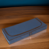 BLUE niebieski organizer do szafy na suwak 120x50x15cm