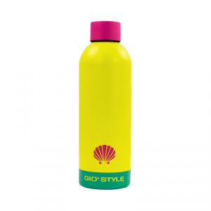 Butelka termiczna Kamai Gio Style, stal nierdzewna, żółta, pojemność 0,5L