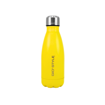 Butelka termiczna Kamai Gio Style, stal nierdzewna, żółta, pojemność 0,35L