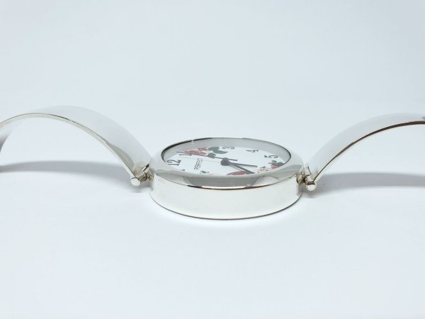 Srebrny zegarek w kwiaty 925 kod 908 