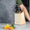 KitchenAid blok z 5 nożami, nożyczkami i ostrzałką 6-cz