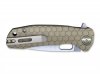 Nóż Honey Badger Flipper D2 Medium Tan