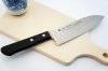Nóż Santoku 17 cm Satake Nashiji Black Pakka