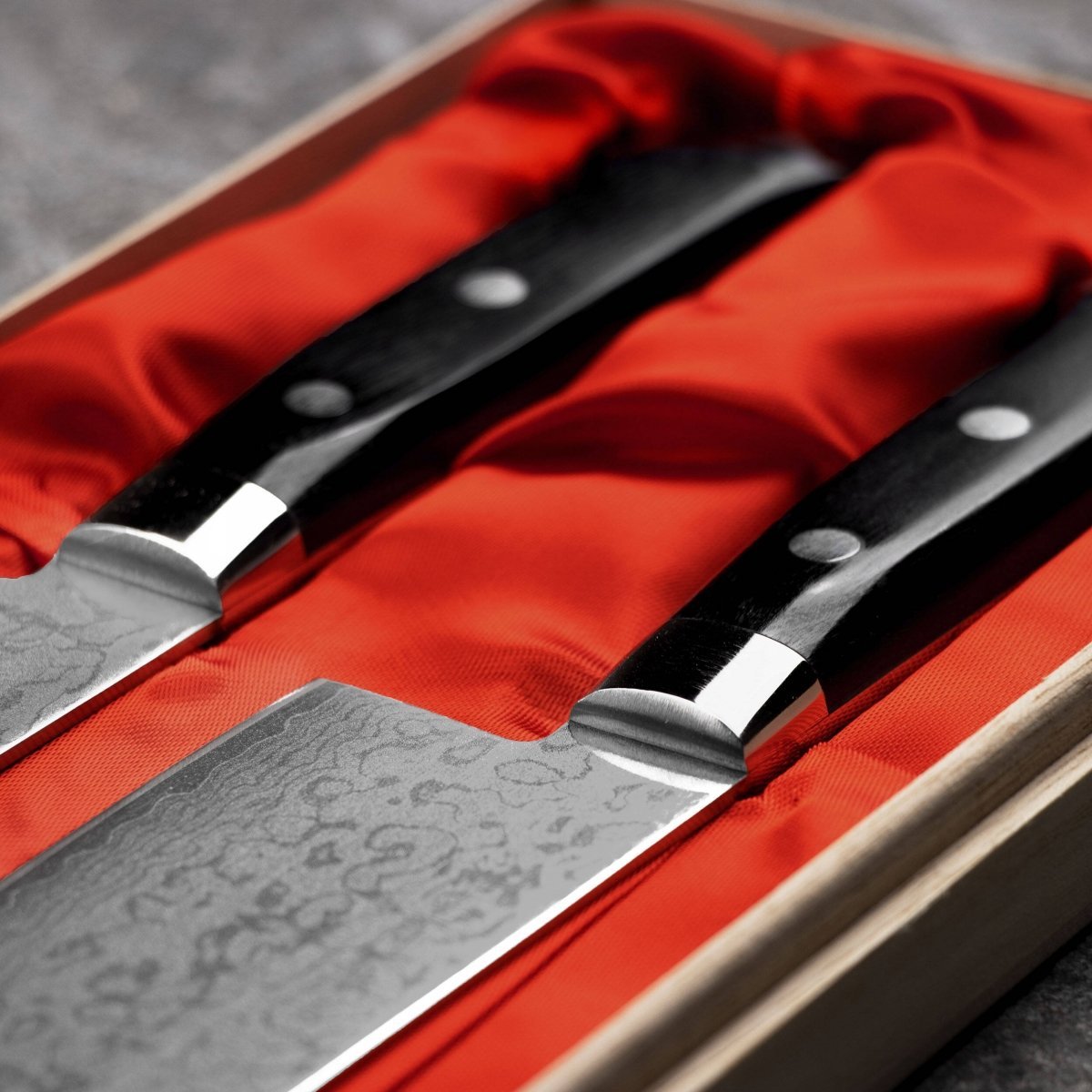 ST Unique Sai VG-10 zest Santoku +Nakiri - Noże japońskie
