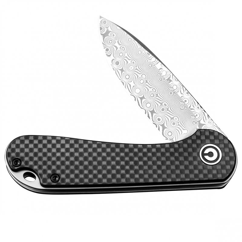 Nóż składany Civivi Elementum C907DS twill fiber overlay on black