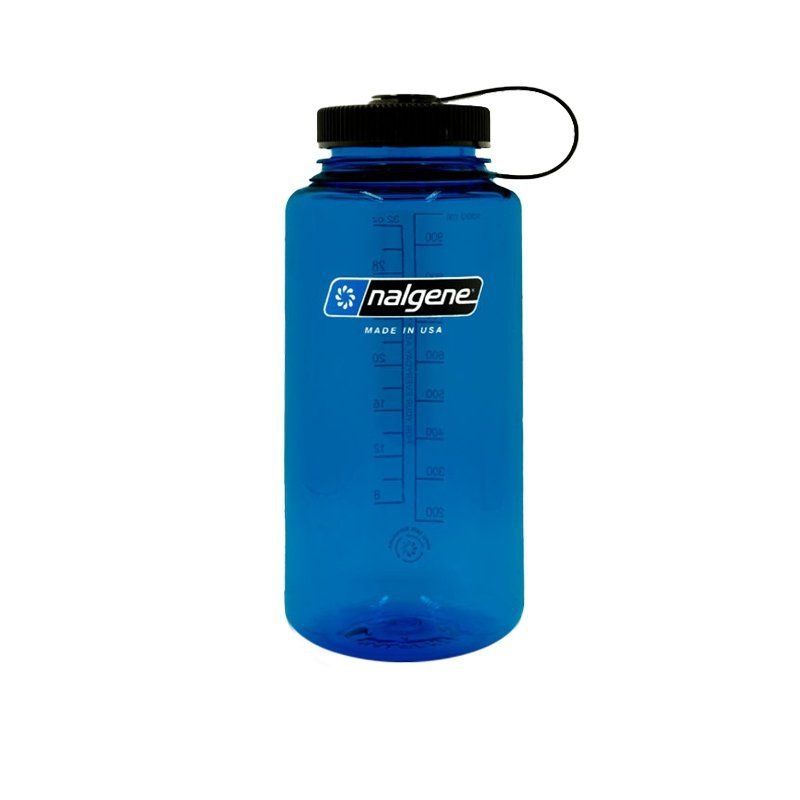 Butelka Nalgene Wide Mouth 1 l niebieska z szerokim wlewem