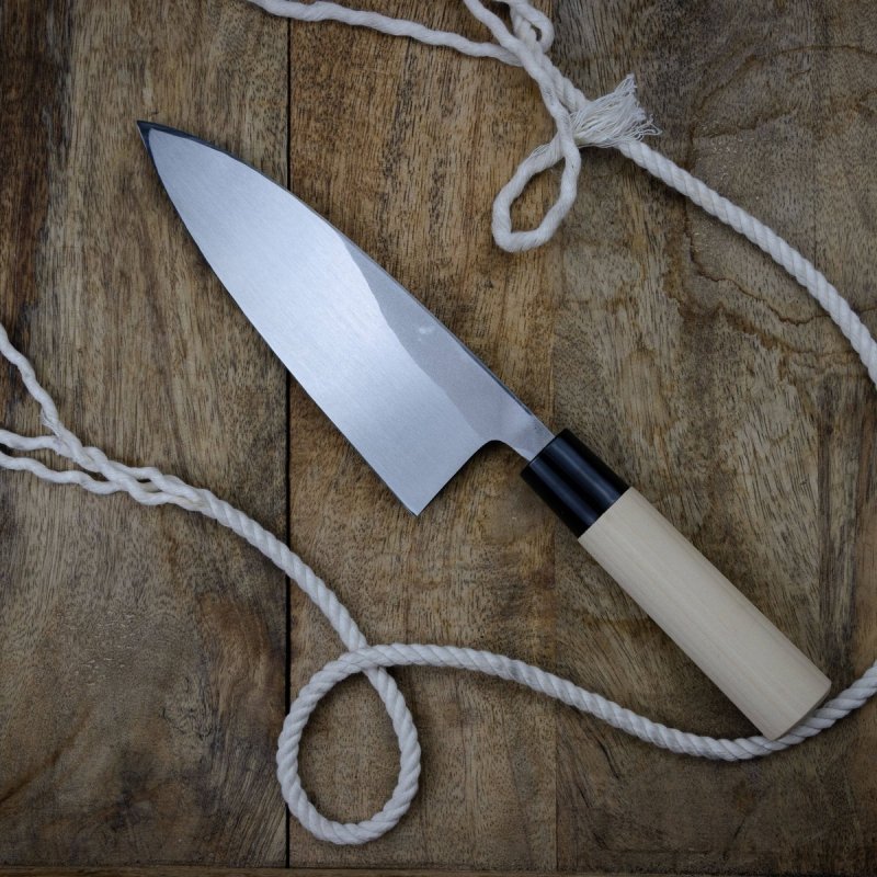 Ittetsu Forge Shirogami#2 nóż Deba 16,5 Cm do ryb