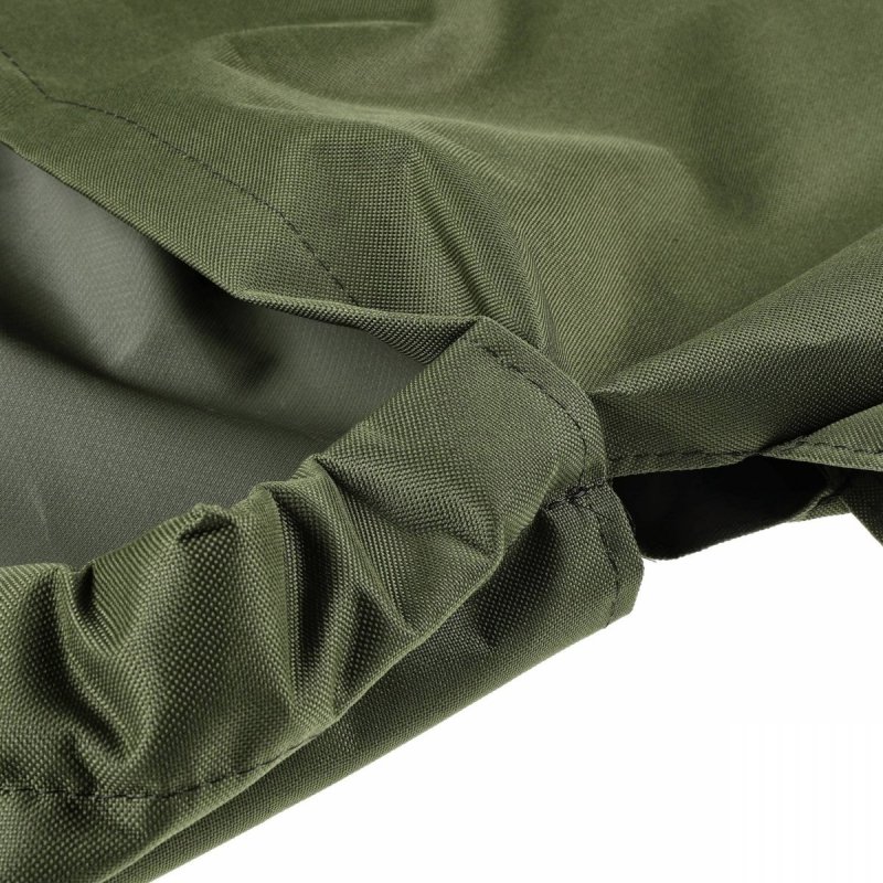 Pokrowiec na fotel samochodowy przód oliwkowy 02, haft jeleń beż