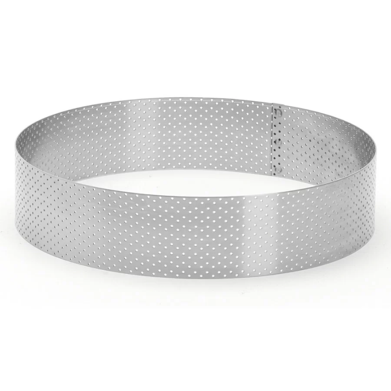 Rant cukierniczy okrągły perforowany 20 cm / DE BUYER