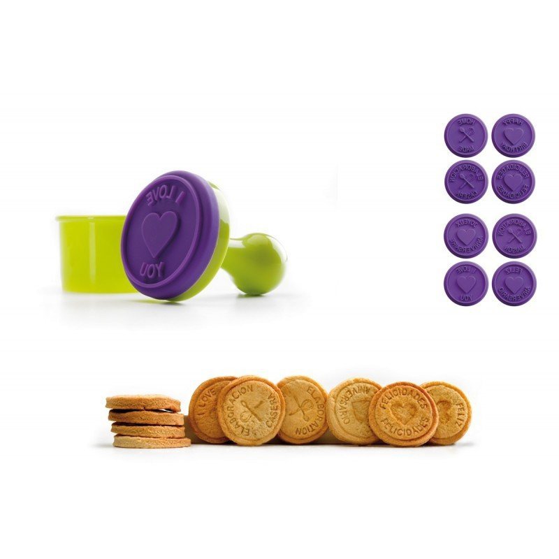 Ibili Komplet 8 szt. Wykrawacz i Stemple Do Ciastek