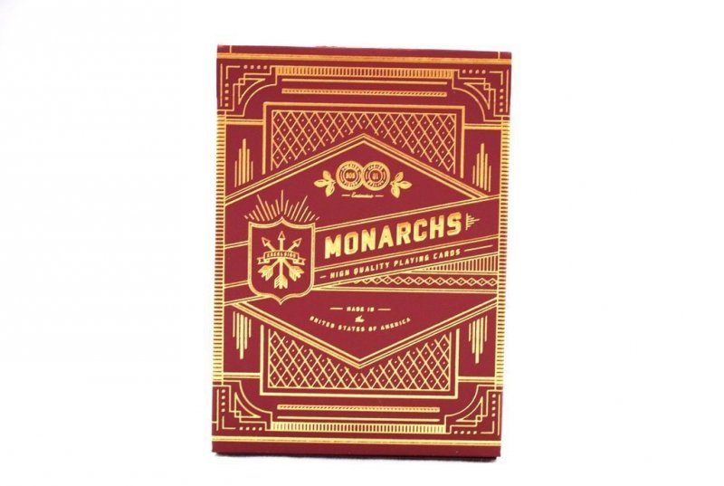 Karty Monarchs Red Theory11 Premium 2 Talie Matowe