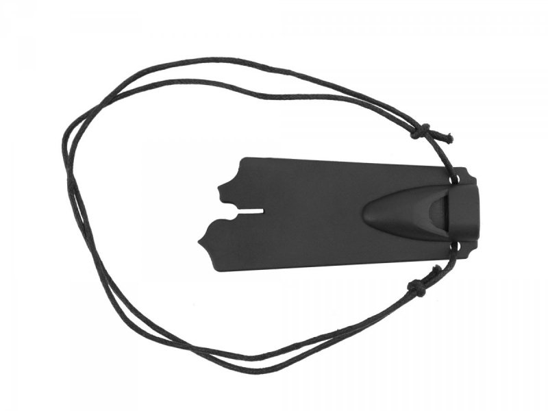 Nóż survivalowy Fox outdoor - Ostrze ze stali nierdzewnej, ergonomiczna rękojeść, gwizdek awaryjny, kabura z zatrzaskiem - 18 cm