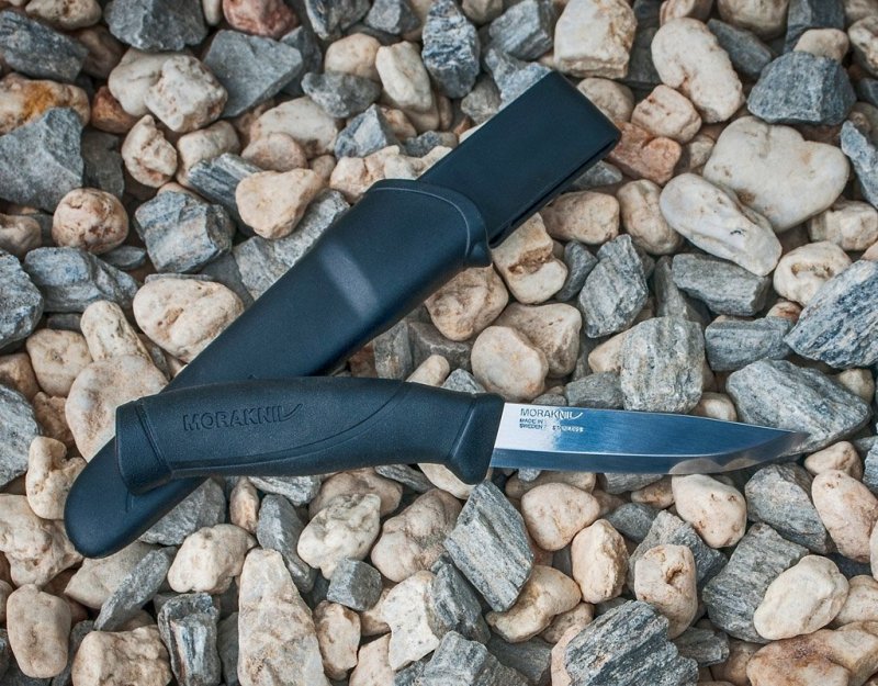 Nóż Mora Companion Black stal nierdzewna (NZ-CBL-SS-01)