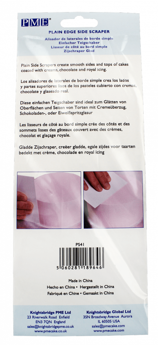 PME Szpatułka Do Wygładzania Kremu 20 X 9 Cm