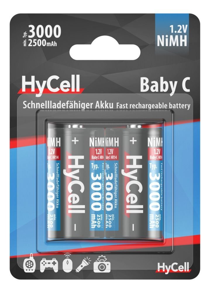 Akumulatory HyCell NiMH C/HR14 typ 3000, 2 szt