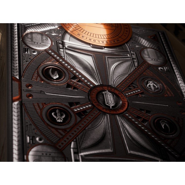 Karty do gry Theory11 Mandalorian V2 - 52+2, czarno-czerwone, USA