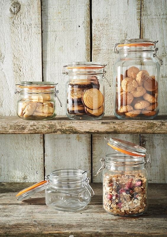 Kilner  Słoik 1l, Square Clip Top Jar