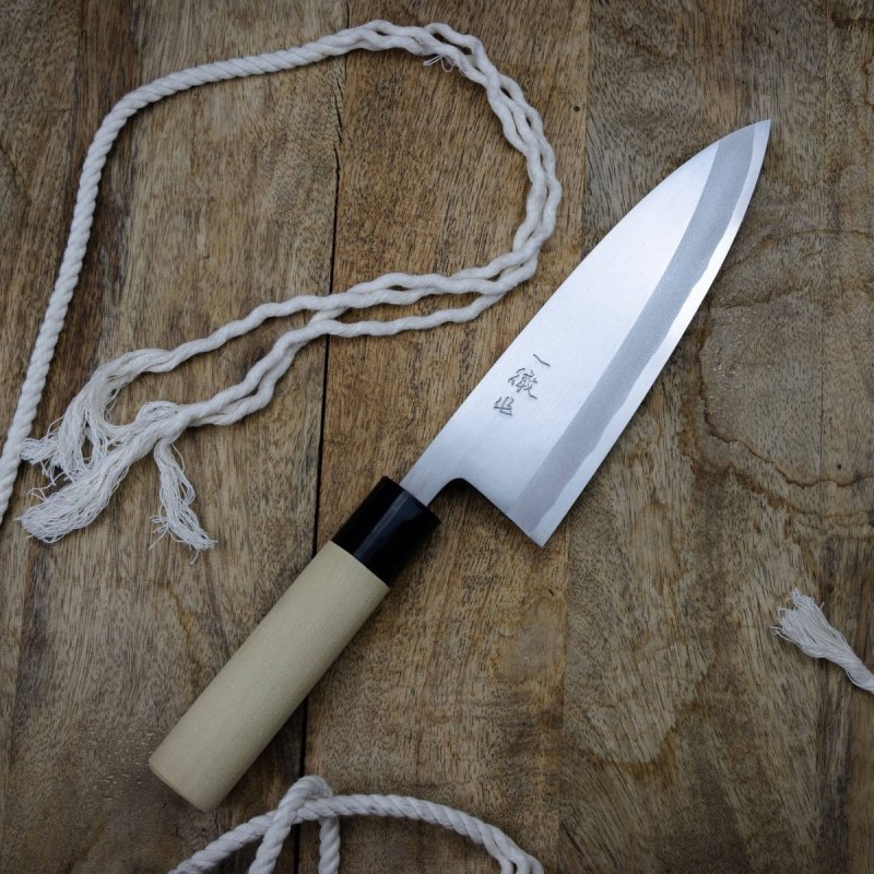 Ittetsu Forge Shirogami#2 Nóż Deba 18 cm