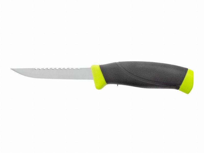 Nóż do filetowania Mora Fishing Comfort Scaler - Lekka stal Sandvik, gumowana rękojeść, z klipsem do wędkowania - 98 mm - Morakniv