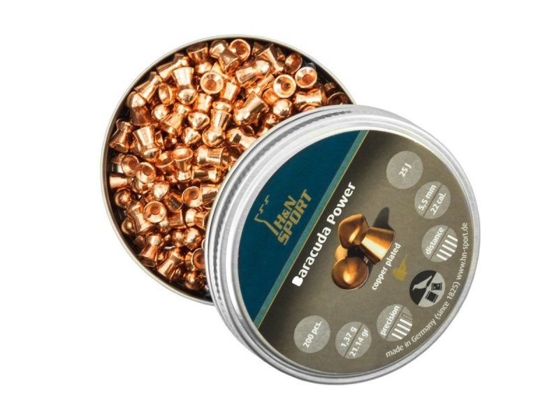 Śrut Diabolo H&amp;N Baracuda Power 5.5 mm 200 szt.