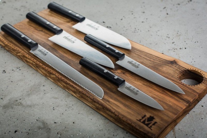 Nóż Masahiro Sankei Chef 180mm czarny [35842]