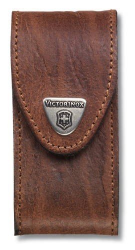 Etui na noże Victorinox - Wytrzymała skóra, lekki, do noży 5-8 warstw, zapięcie na haczyk i rzep - 32 mm - Victorinox