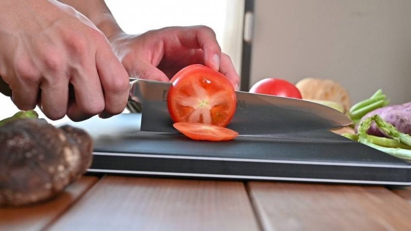 HASEGAWA FPEL18-3620 kompozytowa deska do krojenia 36x20 cm czarna