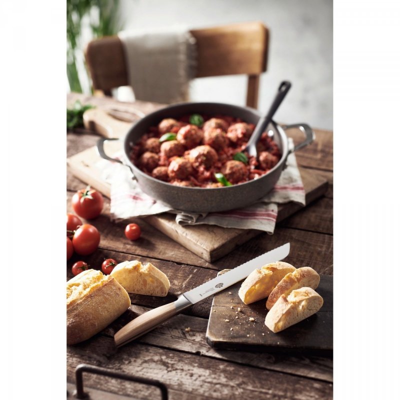 Indukcyjna Patelnia Głęboka Z 2 Uchwytami 24 Cm Salina Granitium Ballarini