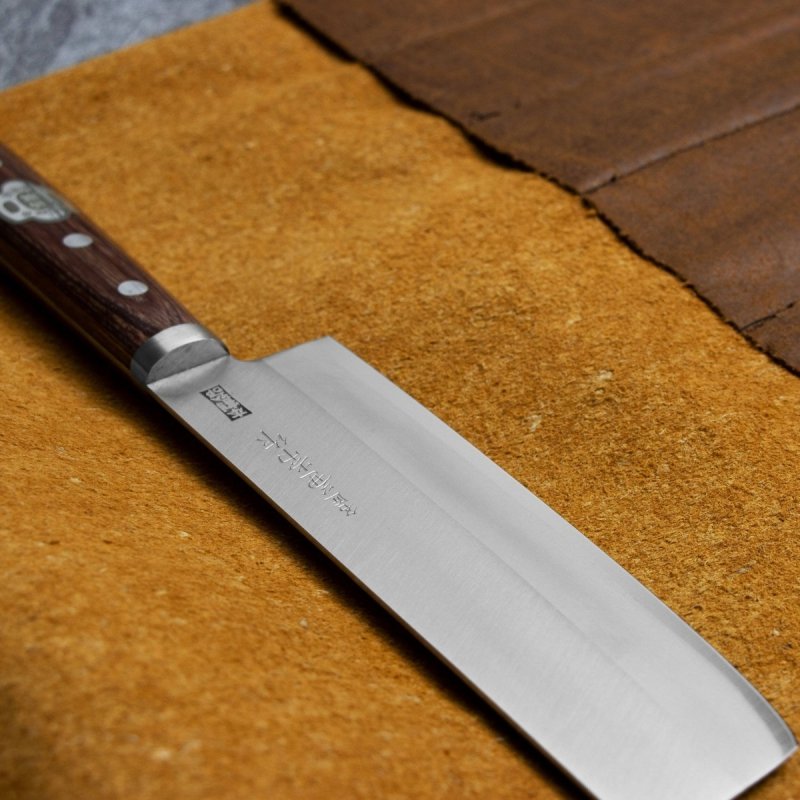 Kanetsune 2000 Shirogami #2/SS Nóż Nakiri 16,5 cm