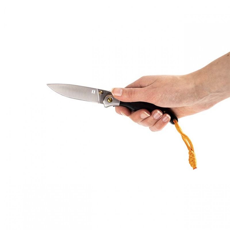 Składany Nóż z profilowaną rękojeścią  i sznurkiem Homey's, Outdoor, Jean