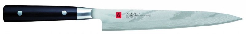 Nóż japoński Sashimi dł. 21 cm ze stali damasceńskiej KASUMI