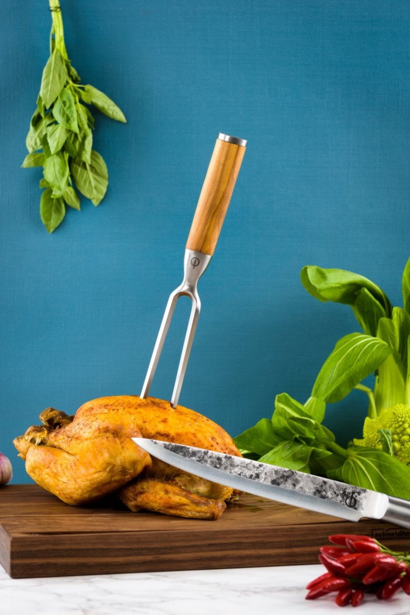 Widelec do mięsa Forged  drewno Oliwne pudełko