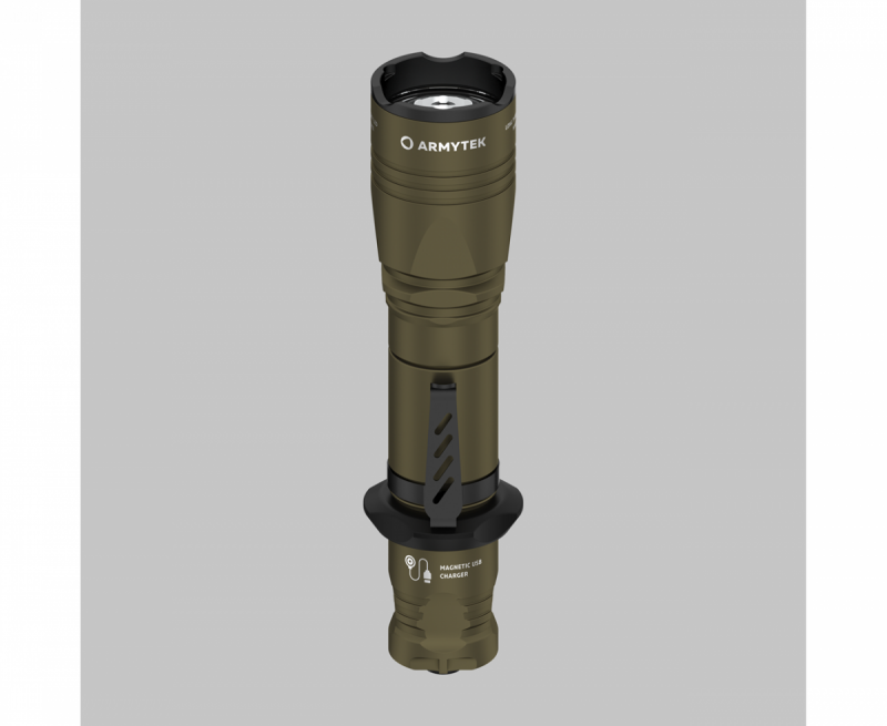 Latarka Armytek Dobermann PRO MAGNET USB Olive