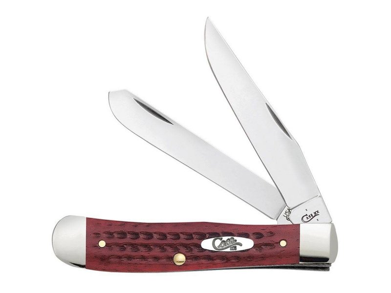 Scyzoryk Case Pocket Worn Trapper SS Old Red