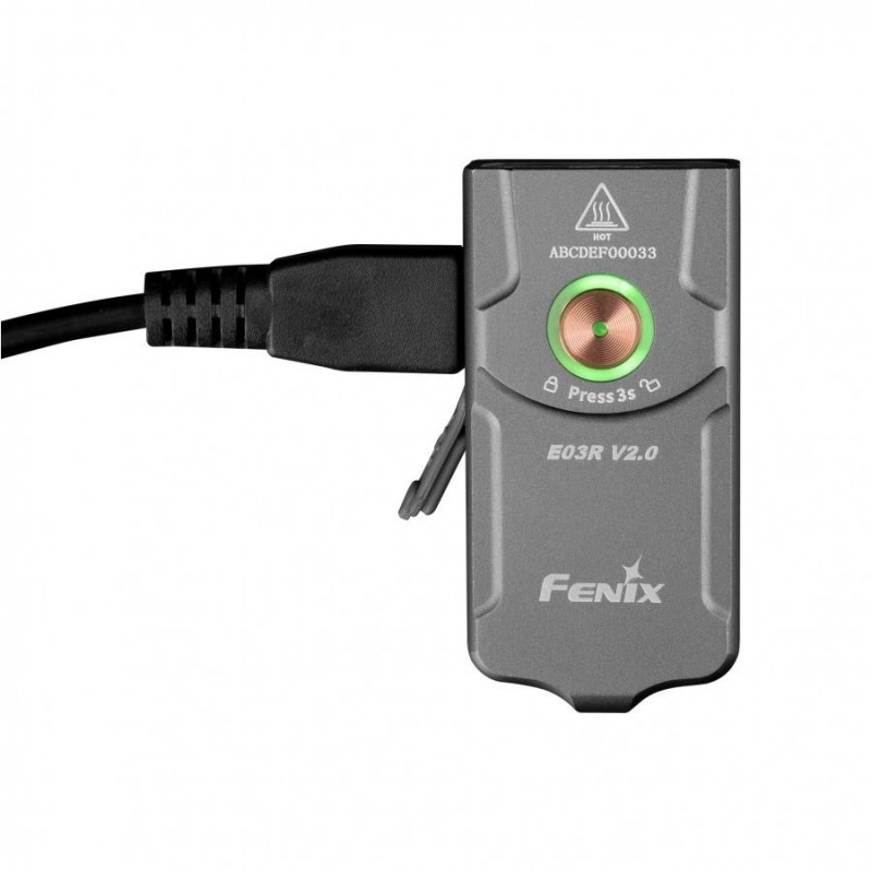Latarka Diodowa Fenix E03r V2.0 Szara