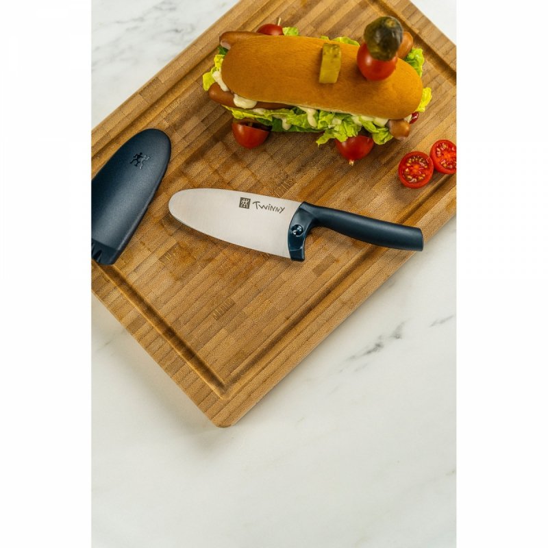 Zwilling Twinny nóż szefa kuchni dziecięcy 10cm niebieski