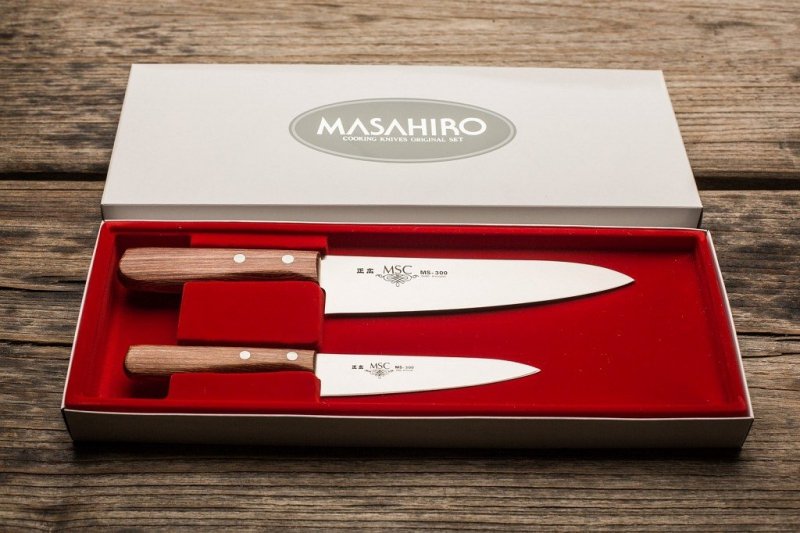 Zestaw 2 noży Masahiro MSC 18/12 cm Chef i Paring MBS-26