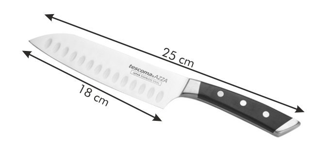 Nóż japoński AZZA SANTOKU 18 cm Tescoma