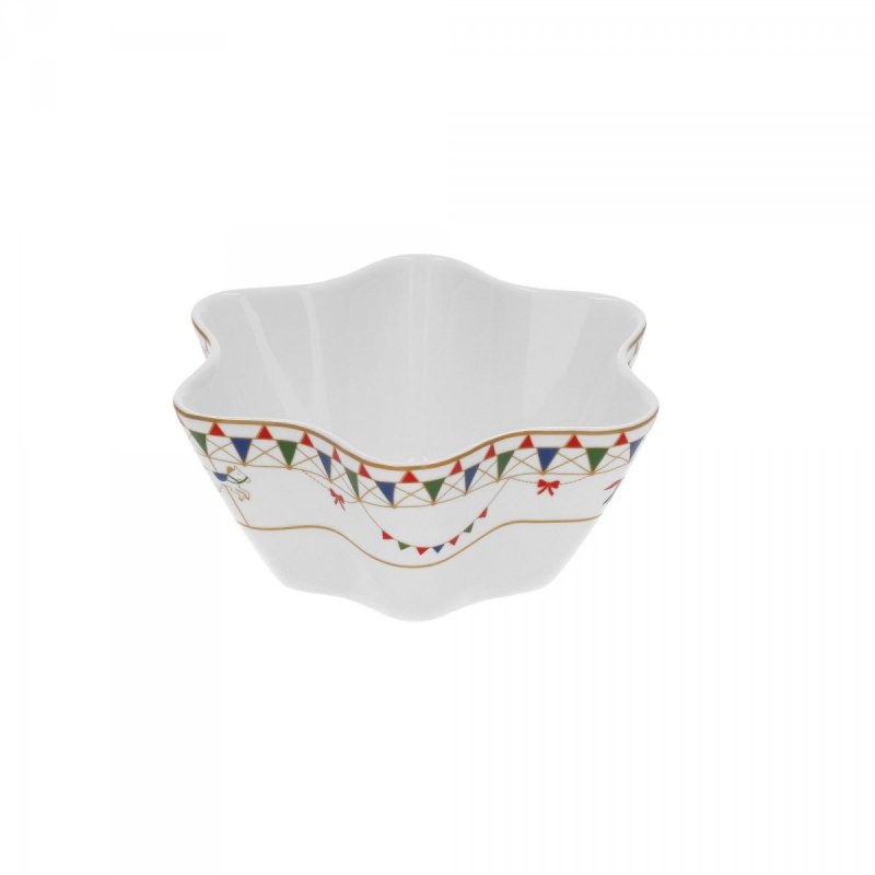 Duża Miska 19 Cm Xmas Carousel Rose&Tulipani