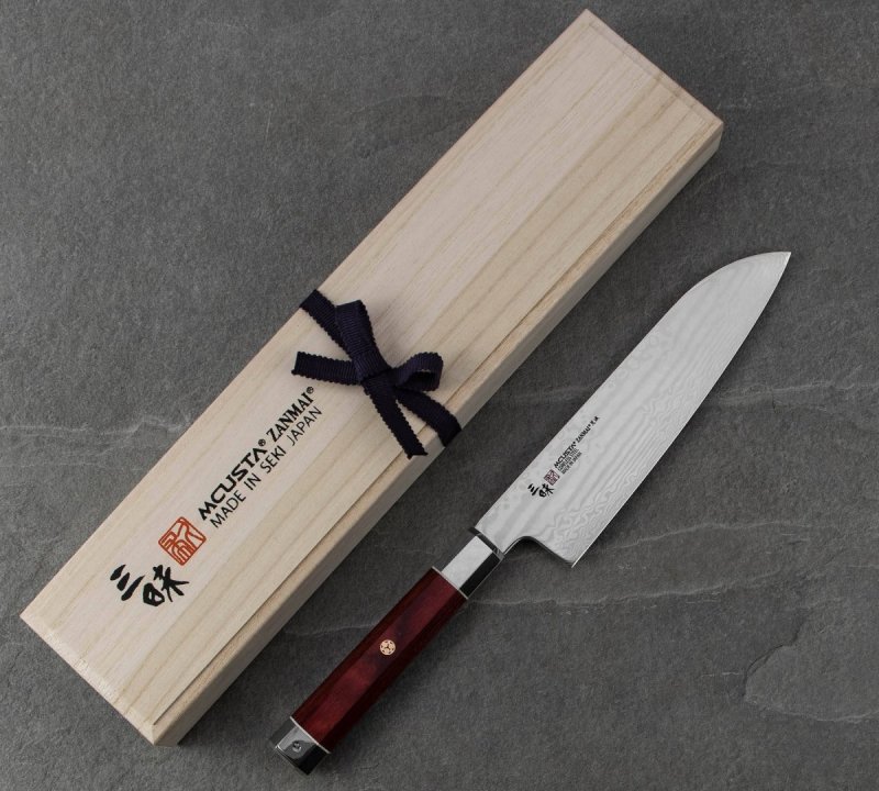 Mcusta Zanmai Ultimate Aranami Nóż Santoku 18cm