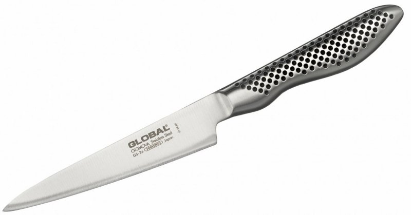 Nóż Uniwersalny Global GS-36 - 11 cm, Stal Cromova 18, Lekki